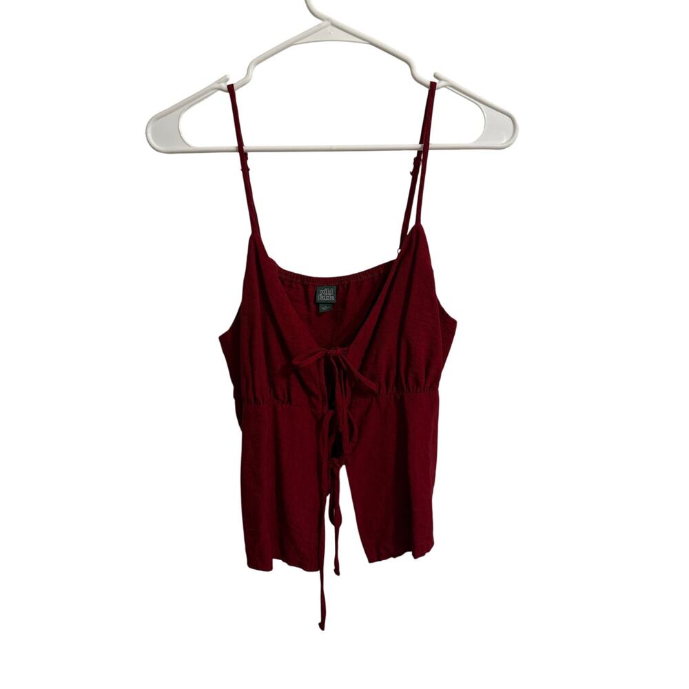 Wild Fable Maroon Tie Front Cami